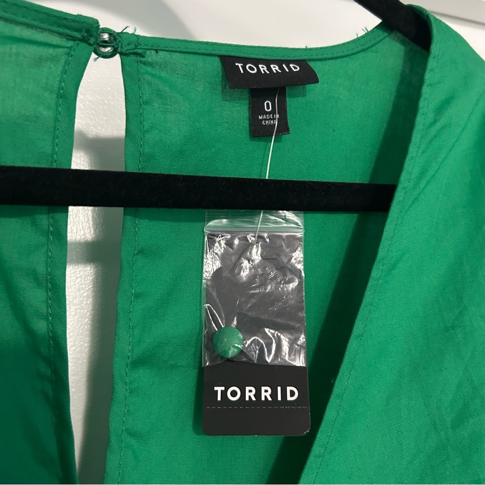 torrid Emerald Green Midi Dress - Picture 5 of 11
